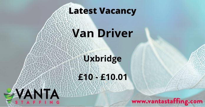 Van Driver Job Vacancy in Uxbridge, London