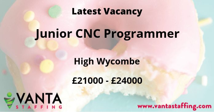 Junior CNC Programmer Job In High Wycombe, UK